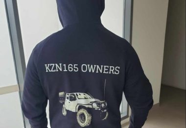 TAZZMAN Hoodie with "KZN165 OWNERS" Decal