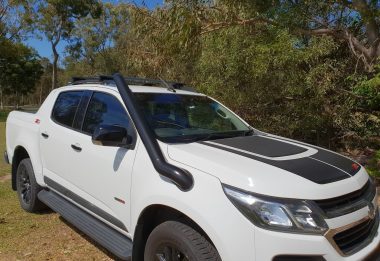 TAZZMAN Stainless Steel Snorkel Powder Coated Black STAINLESS to suit HOLDEN COLORADO RG ALL & TRAILBLAZER & COLORADO 7