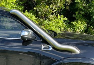 TAZZMAN Stainless Steel Snorkel BRUSHED STAINLESS to suit GWM CANNON Low Cut