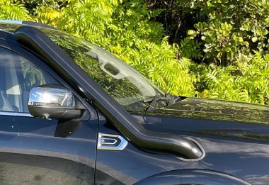 TAZZMAN Stainless Steel Snorkel Powder Coated Black STAINLESS to suit GWM CANNON Low Cut