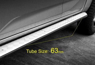 MAX 4x4 GEN II Side Steps - Toyota Land Cruiser 70/79 Series 04/2007 on Dual Cab 63mm Tube