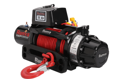 Runva 11XP PREMIUM RED Edition 12V with Synthetic Rope