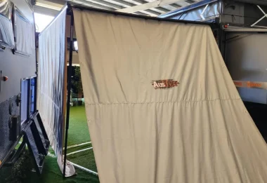 AusTuff Canvas Wall Kit (3 walls) to suit 3.8m Long Awning