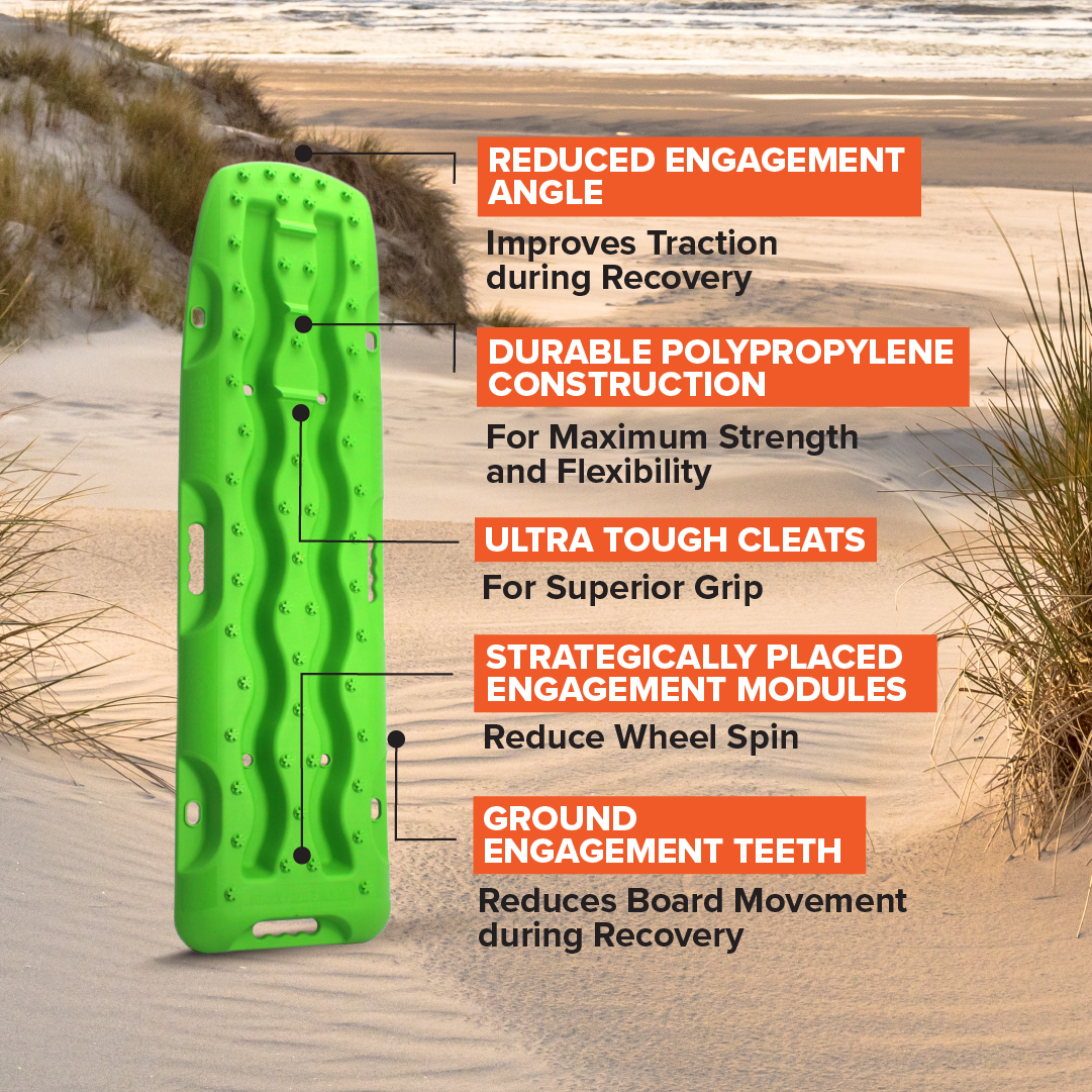 RECOVERY BOARDS 1110 SERIES - METALLIC LIME GREEN