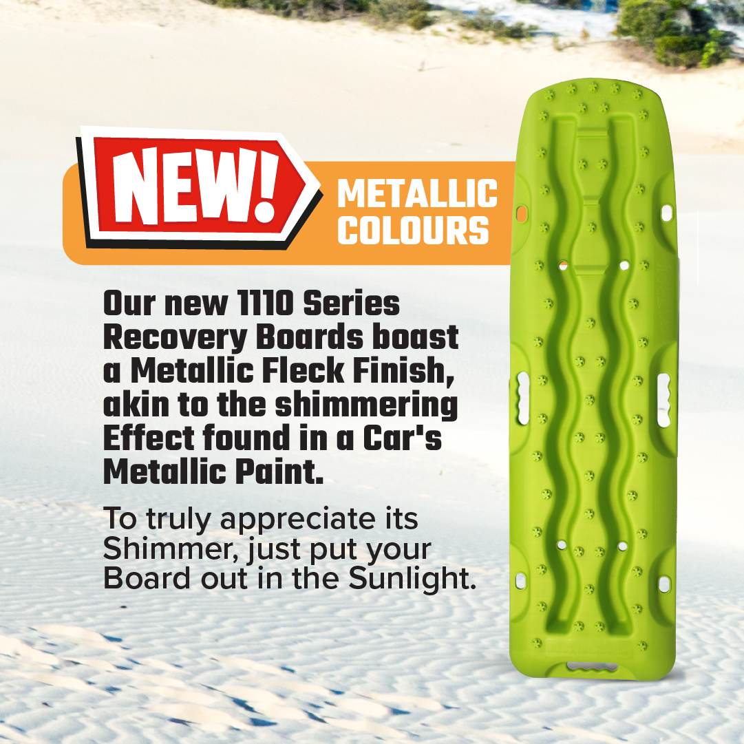 RECOVERY BOARDS 1110 SERIES - METALLIC LIME GREEN