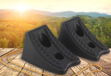 WHEEL CHOCKS NESTING - BLACK