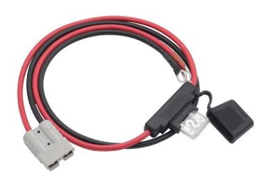 ANDERSON CONNECTOR CABLE WITH INLINE FUSE & EYELET TERMNALS 50AMP