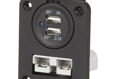 ANDERSON CONNECTOR & DUAL USB PORTS PANEL 50AMP