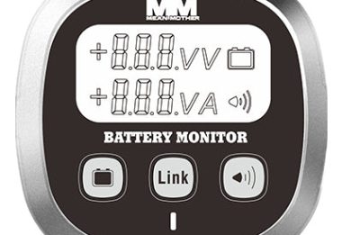 BATTERY MONITOR WITH ISOLATOR CONTROL 12V