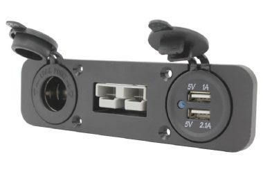 ANDERSON 12V ACCESSORY SOCKET & DUAL USB PANEL 50AMP