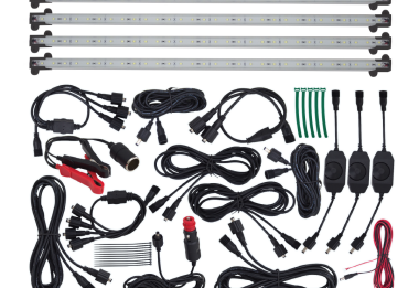 LED LIGHT BAR KIT 12V – WATERPROOF MAGNETIC CAMPING LIGHT SET