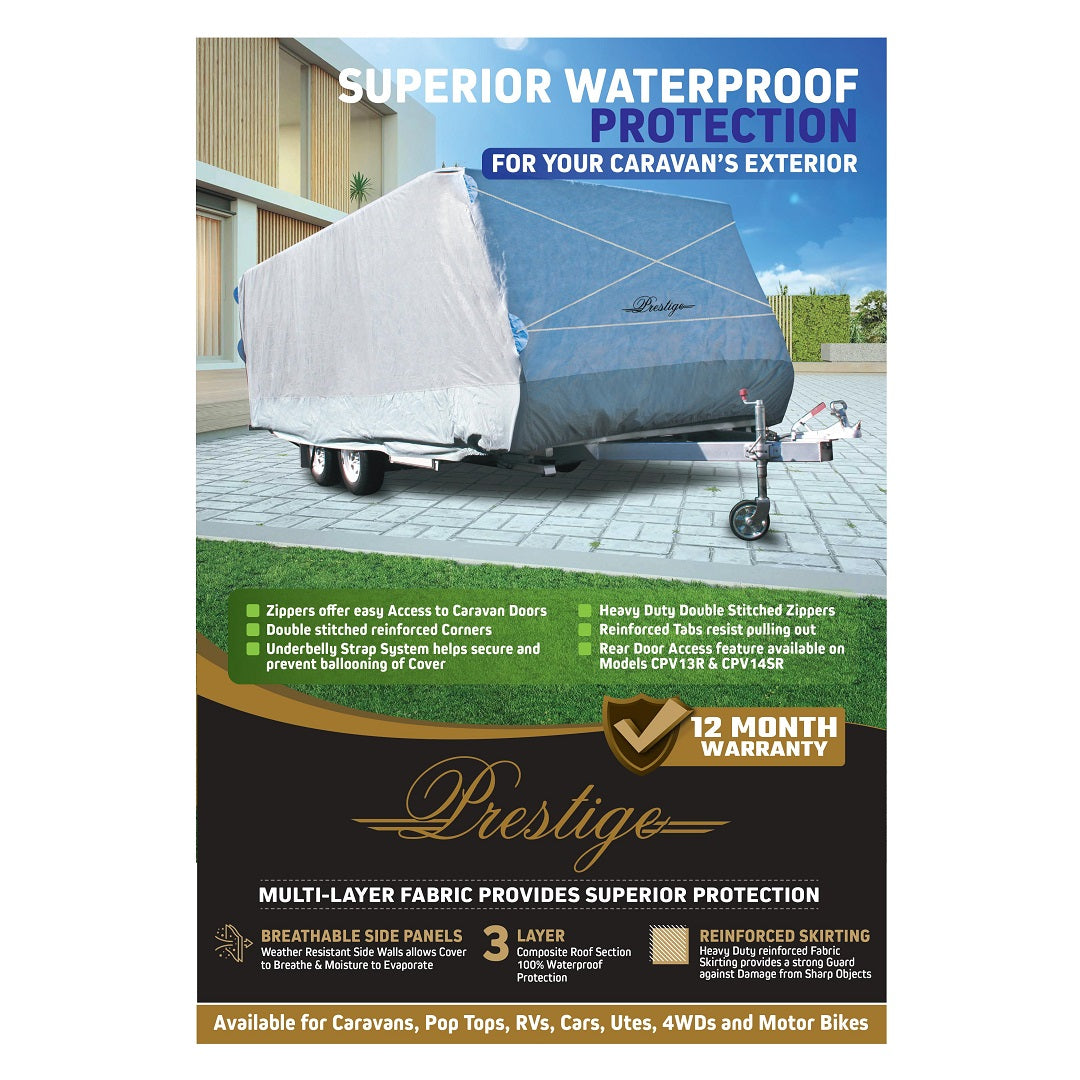 16FT POP TOP CARAVAN COVER PRESTIGE