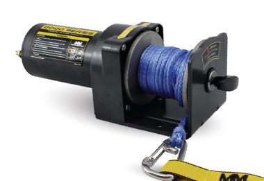 ATV WINCH 2000LB WITH SYNTHETIC ROPE
