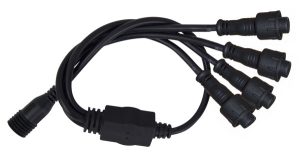 4 WAY SPLITTER CABLE – DUAL COLOUR