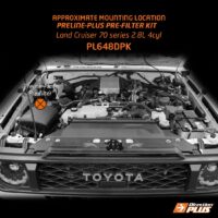 PRELINE-PLUS PRE-FILTER KIT LAND CRUISER 70 SERIES (PL648DPK)