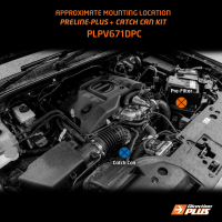 PRELINE-PLUS + CATCH CAN KIT NEXT-GEN RANGER / EVEREST V6 (PLPV671DPC)