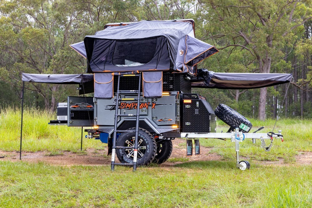 AusTuff Double Hard Shell Roof Top Tent